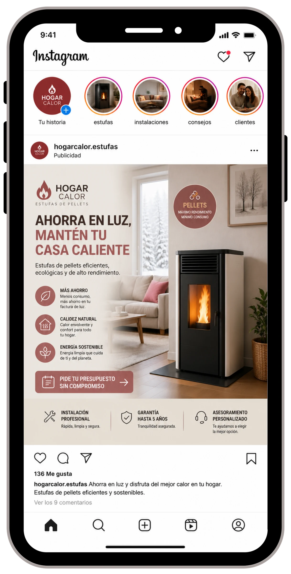 Ejemplo de anuncio en Meta Ads (Facebook/Instagram)